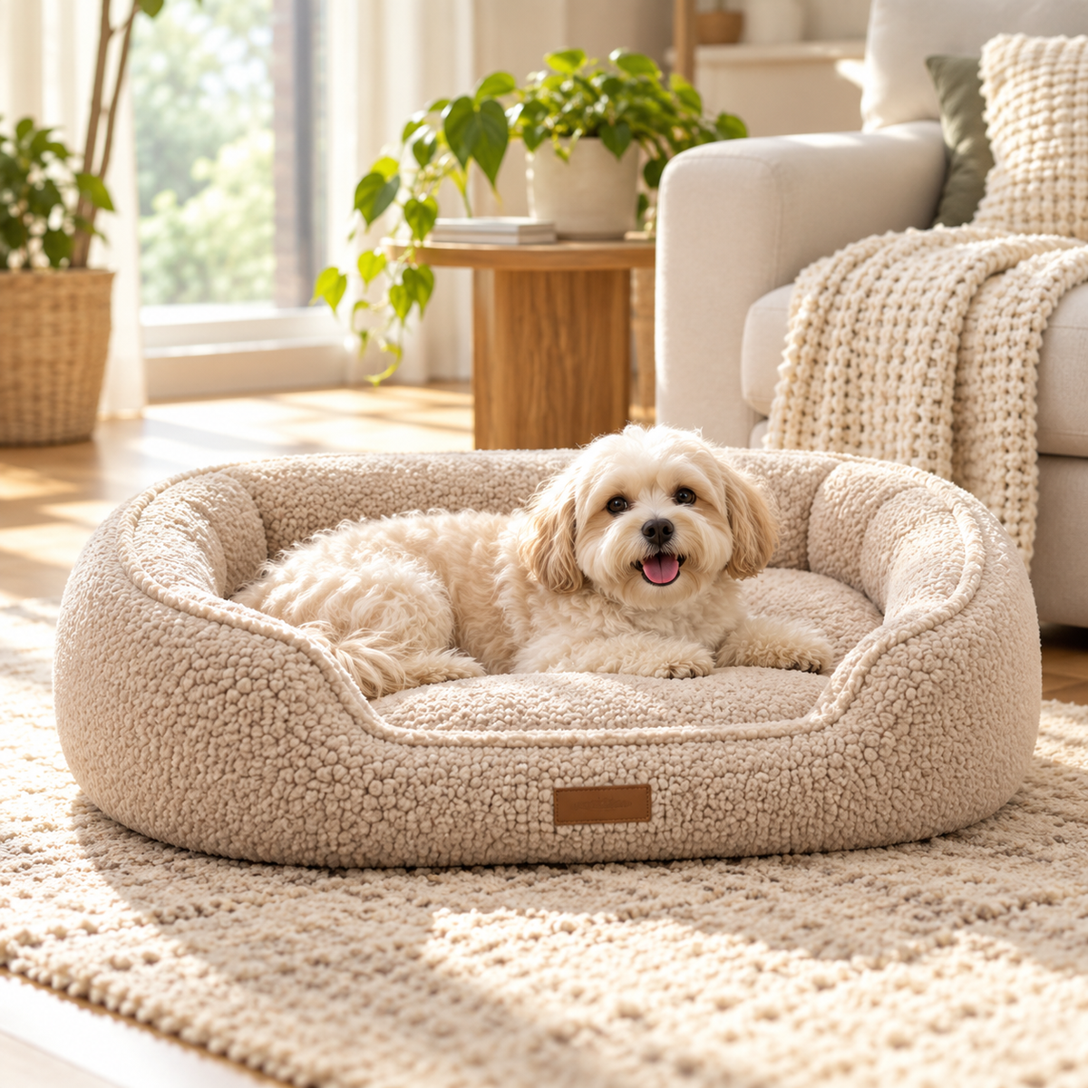 Myvorlena™ CloudNest Supportive Bolster Pet Bed