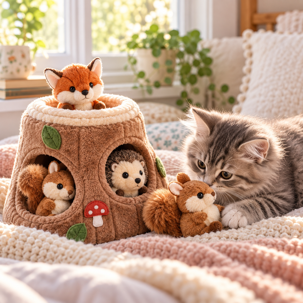 Myvorlena™ BurrowBuddies Hide-and-Seek Toy