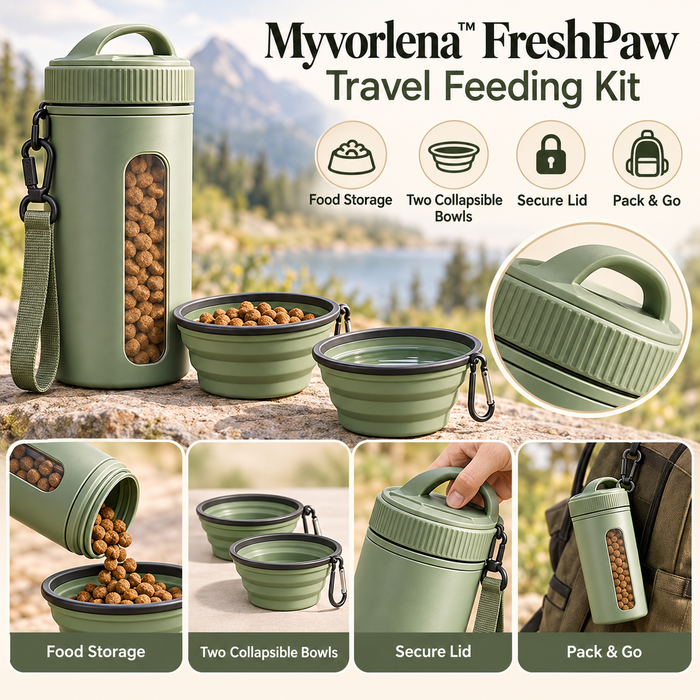 Myvorlena™ FreshPaw Travel Feeding Kit