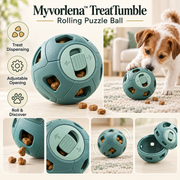 Myvorlena™ TreatTumble Rolling Puzzle Ball