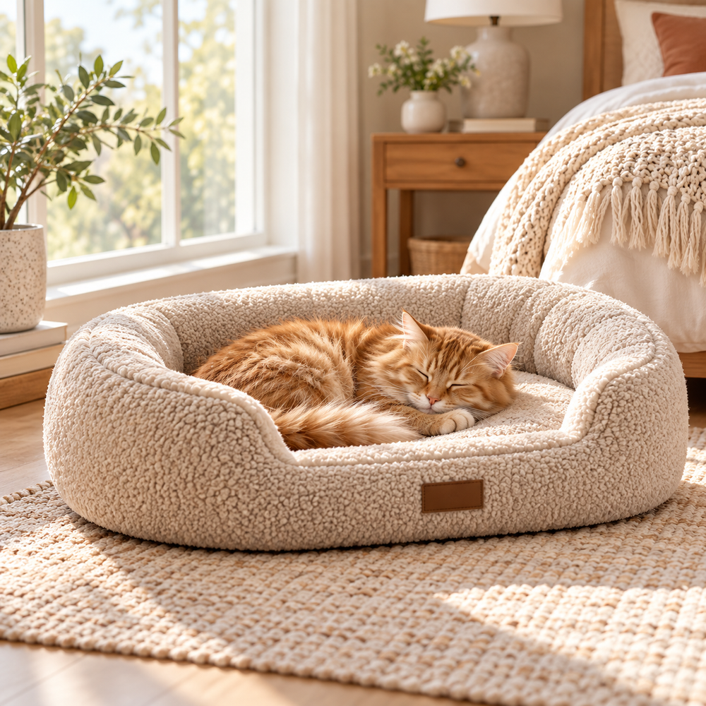 Myvorlena™ CloudNest Supportive Bolster Pet Bed