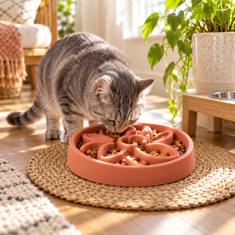 Myvorlena™ SlowBloom Interactive Feeder Bowl