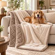 Myvorlena™ CozyHarbor Reversible Pet Blanket