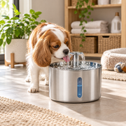 Myvorlena™ PureStream Stainless Steel Pet Fountain