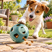 Myvorlena™ TreatTumble Rolling Puzzle Ball