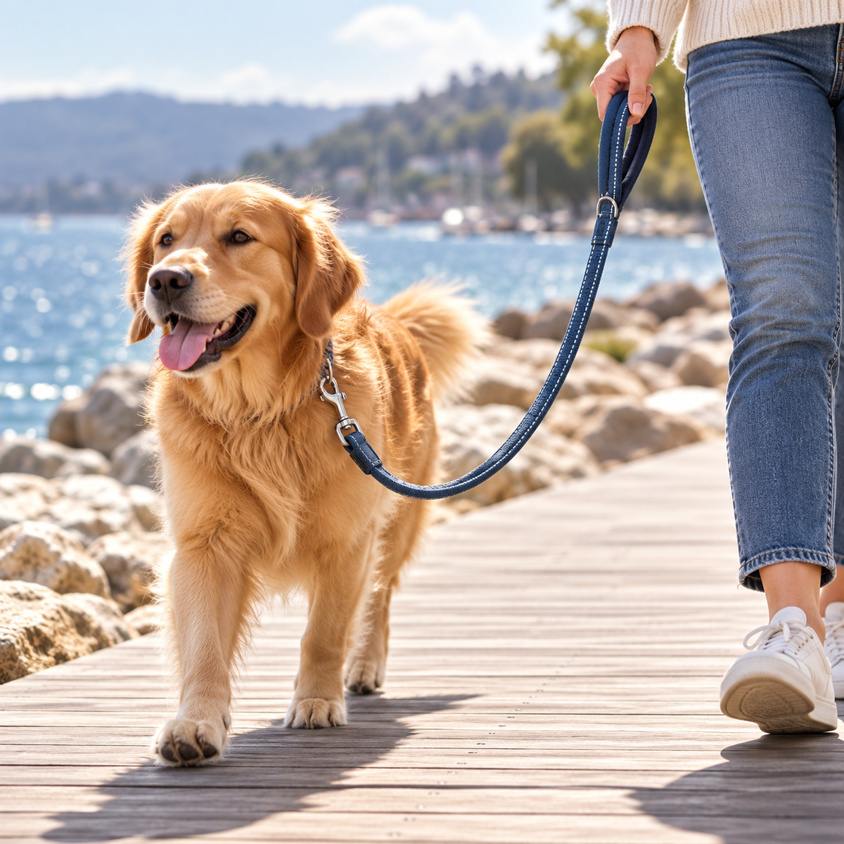 Myvorlena™ RiverLoop Padded Everyday Leash